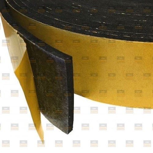 Adhesive backed neoprene - backed,