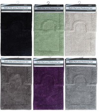 2 Piece Bath Mat and Pedestal