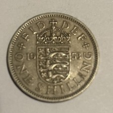 1953 One Shilling British