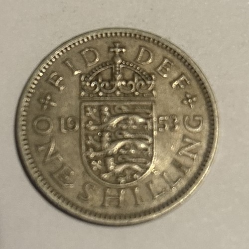 1953 one shilling british - one,