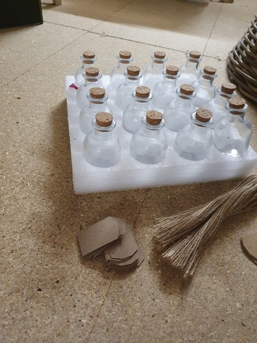 16no 50ml glass shot table - 50ml,