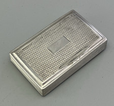 George III Silver SNuff Box