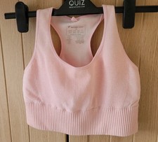 Women's Pink Workout/Fitness Vest Primark Size Small 10/12