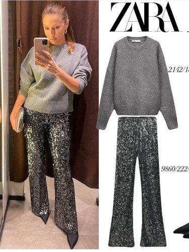 Zara new flared - new,