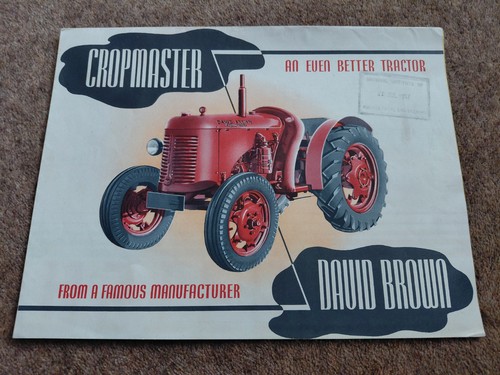 David brown cropmaster - cropmaster, sales