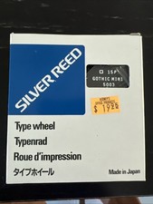 Silver reed Type Wheel 15p