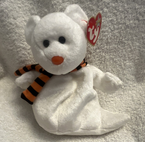 Beanie baby quivers white - beanie,