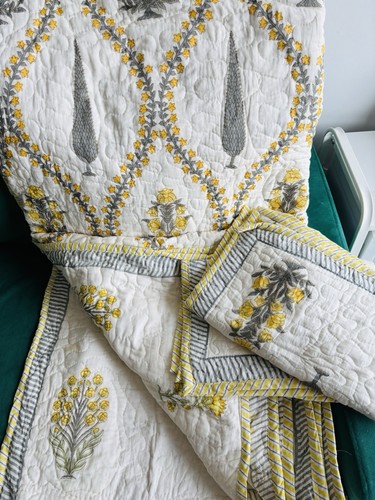 Indian hand block - hand, cotton