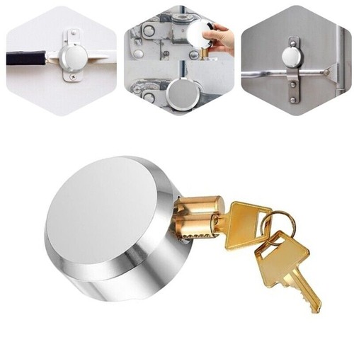 73mm round concealed padlock - round,