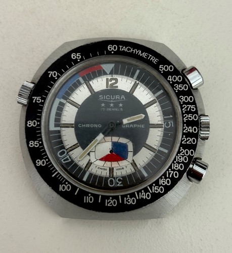 Vintage sicura chronograph - sicura,