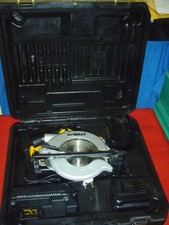 Dewalt  DW007, Cordless Circular Saw, 24v, 165mm. Charger, 2 x batteries & case