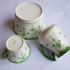 Antique white ceramic jug 1905