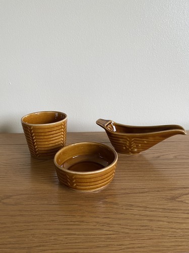 Vintage crown devon condiments - crown,