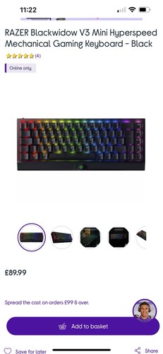 Razer blackwidow mini - razer,