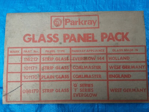 Parkray replacement glass - parkray,