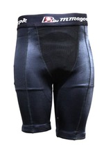 MMA Shorts Large Mens Black Shorts Cycling Martial Arts Grappling Compression