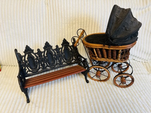 Vintage mini dolls pushchair - mini,