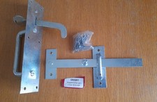 Suffolk BZP Latch and Catch  for Cottage  / Shed Doors  ( MISSING   HOOK PLATE)