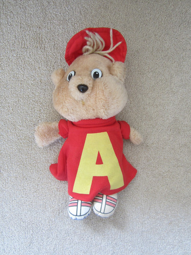 Alvin soft toy - and, the