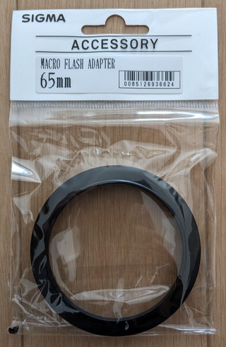 Sigma macro flash adapter - sigma,