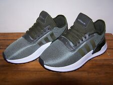 Adidas U Path X  Khaki Green & White Comfortable Trainers Size 4 uk