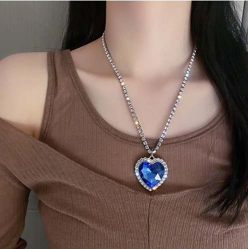 Beautiful blue titanic - blue, heart