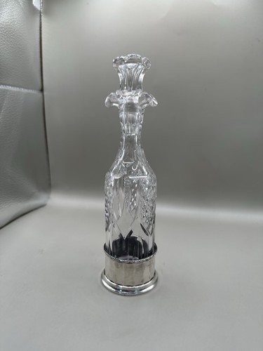 Antique cut glass - glass, decanter