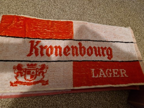 Genuine kronenbourg bar towel - bar,