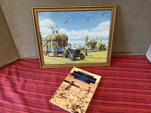 Ww2 women land - army, framed
