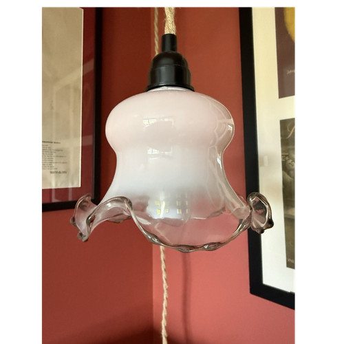 Vintage pink clear - clear, bell