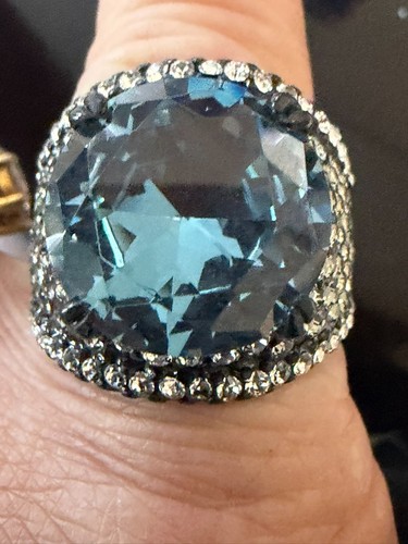 Ladies london blue topaz ring - topaz,