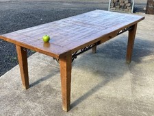 A FINE LARGE SOLID OAK AND