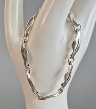 Stylish Malcolm Gray Ortak 925 Sterling Silver Bracelet Edinburgh 1986