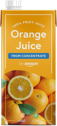 Orange juice from - juice, concentrate