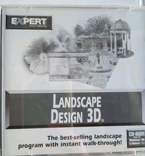 Landscape Design 3D, By Expert Software CD ROM In Original Case