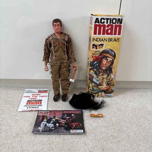 Vintage action man indian - man,