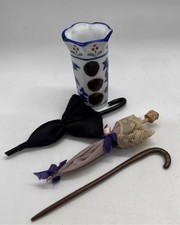 Dolls house flaredumbrella stand & accessories parasol 1/12thscale