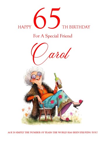 Friend personalised birthday - personalised,
