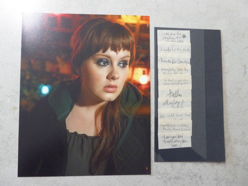Adele photo and confetti - photo, from