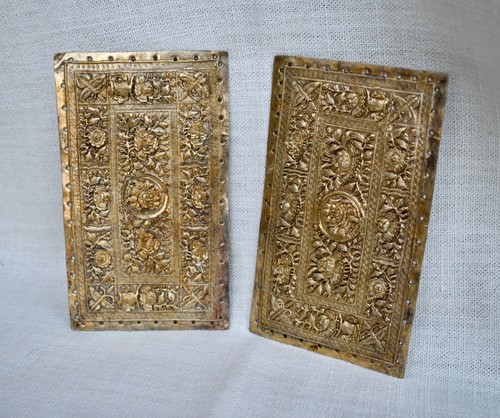 Pair ornate antique straits - of,