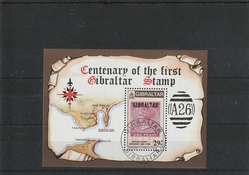 Gibraltar 1986 stamp centenary - 1986,