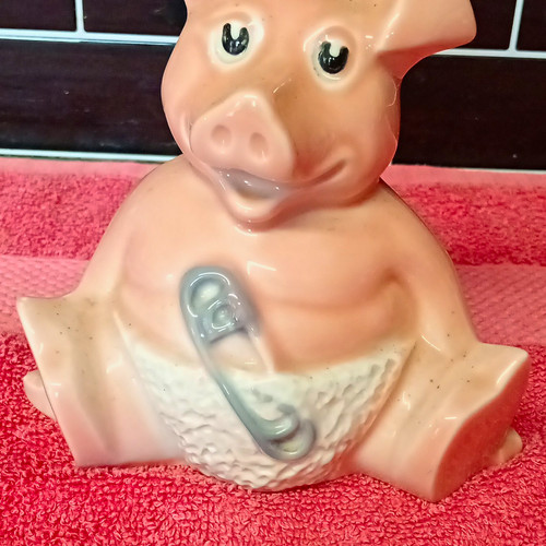Ceramic piggy bank - bank, box