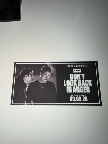 Oasis don look back in - don’t,