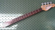 Old Long Scale Electric Bass Guitar Neck. Spares Or Repair.