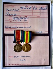 WW1 War & Victory Medal Pair