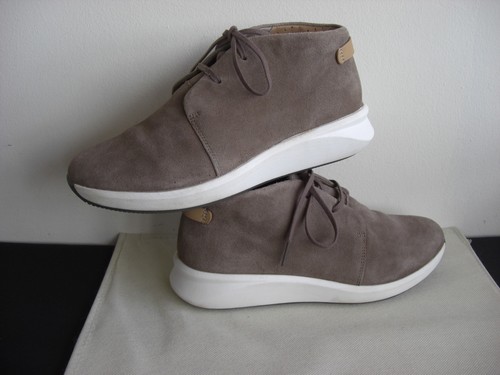 Clarks rio mid - pebble, suede