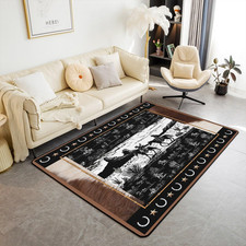 Western Aztec Area Rug 5X7