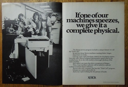 1980 xerox machines total - 1980,