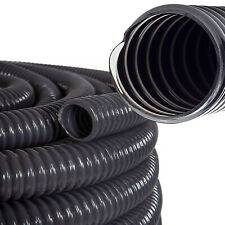 Water Butt Hose Pipe Black Corrugated Extension Overflow Tube Flexible Connector