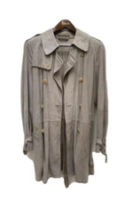 Bamford & Son beige suede trench coat sizeM